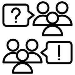 Public Opinion Icon