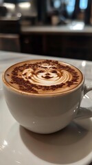 cup of cappuccino