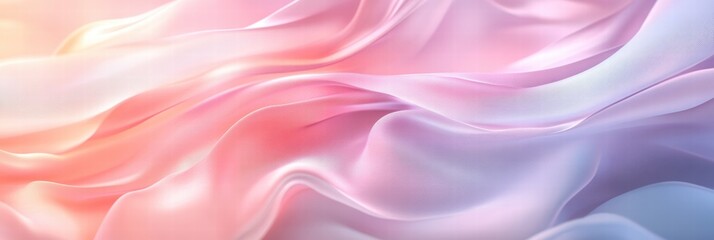 Fototapeta premium A dreamy sky with clouds and soft pastel colors, abstract natural background