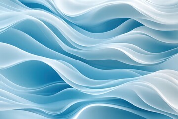 A gentle wave pattern in light blues and whites, mimicking the motion of water