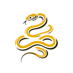 Golden Snake Pattern, 2025 Year of the Snake Decoration, 12 Zodiac Signs of the Snake, Chinese Year of the Snake, New Year, Lunar New Year