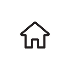 Home icon for house or homepage representation