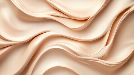 Obraz premium A light peach background with smooth, flowing patterns and subtle depth
