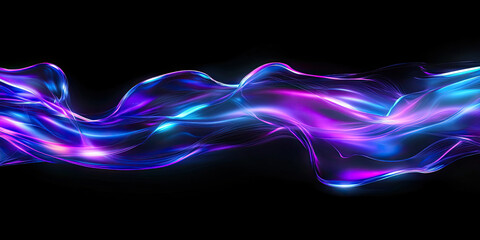 Futuristic Sci-Fi Abstract Blue and Purple Neon Light Background for Sci-Fi and Tech Concepts