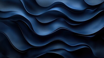 Obraz premium A minimalist dark gradient with smooth blending from black to deep blue