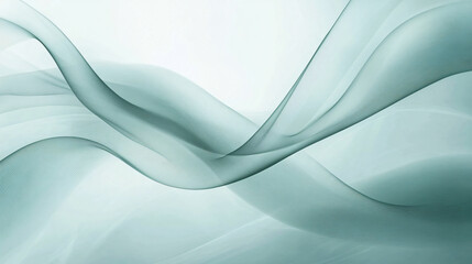 An elegant teal design with smooth lines and organic curves, creating a harmonious and serene modern visual experience.