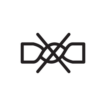 do not wring icon 
