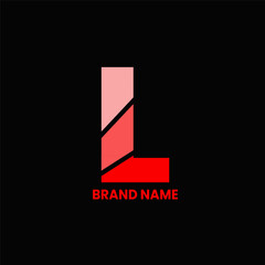 alphabet letter L logo for company