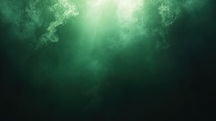 Fototapeta premium A rich dark green gradient with smooth lighting effects