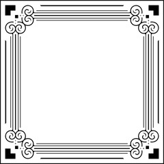 frames in vintage style with elements of ornament, art, pattern, background, texture