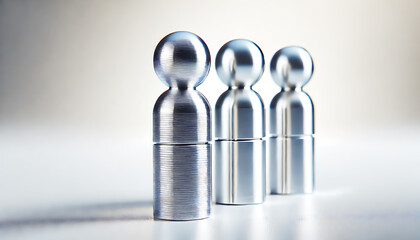 アルミ製のペグ人形5