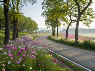 Obraz premium A beautiful road