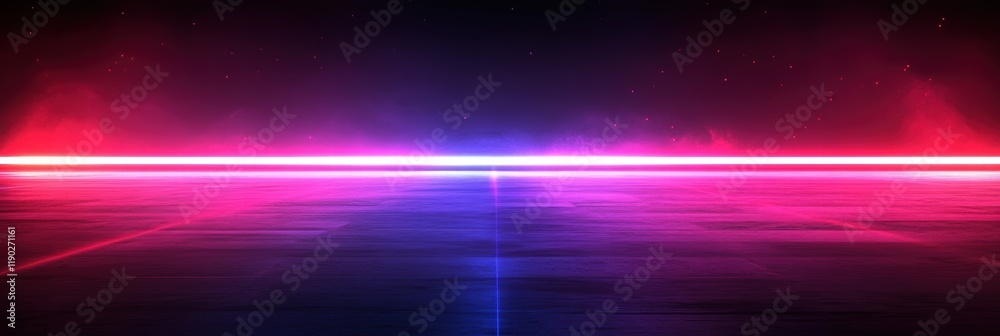 Wall mural a soft neon glow background with smooth gradients and light flares creating a luminous atmosphere