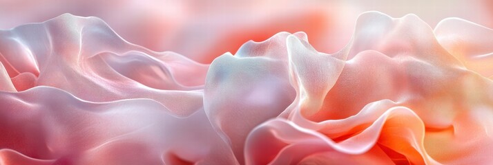 Fototapeta premium A soft, transparent texture with overlapping shapes of different opacities creating a layered look