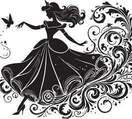 Cenedella illustration  black and white silhouette assets in vector farm 