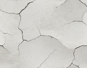 Fototapeta premium Cracked White Concrete Texture: Seamless High-Resolution Grunge Background for Design Projects