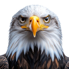 Fototapeta premium Majestic Bald Eagle Portrait: A Close-Up of a North American Icon