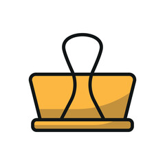 Bulldog clip icon vector design templates simple and modern