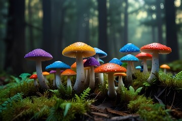 Fototapeta premium fly mushroom