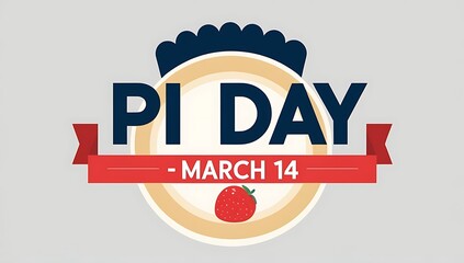 Pi Day Celebration March Fourteenth Graphic Design