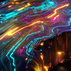 The texture of wood in various forms