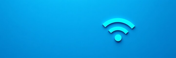 Wi-Fi Symbol ,Background, tech-inspired design, connectivity, wifi symbol copy space background, space copy tech background, technology background