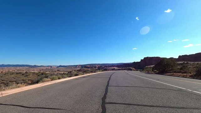 Utah Driving 1999 Arches Moab