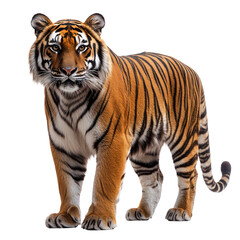 Fototapeta premium Majestic Tiger: A Stunning Portrait of a Wild Cat