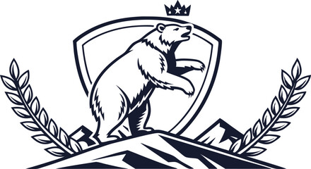 bear head mascot