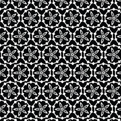 black and white seamless pattern