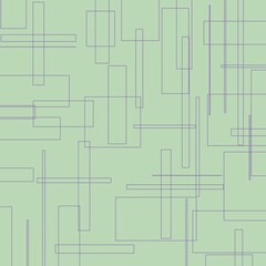 Abstract geometric pattern with smooth lines in crim and purple