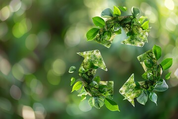 Circular economy concept. Sustainable business development. Limit climate change and global...