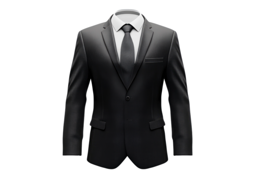 Business suit isolated on transparent background. - Powered by Adobe