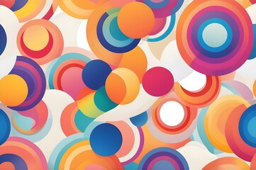 Geometric colorful seamless pattern background