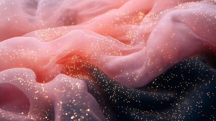 Fototapeta premium tulle fabric with layers and texture