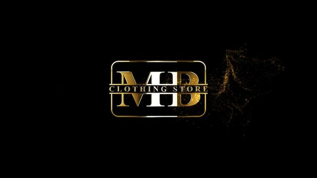Modern MB BM Logo Animation Videos For Your Clothing Store 