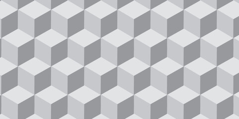  Multicolor cube square seamless geometric shape decoration creative wallpaper . modern seamless art style fabric design .
