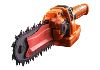 Chain saw machine.