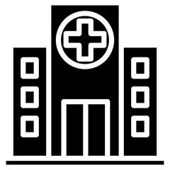 Obraz premium Hospital Icon Element For Design