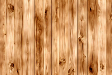 Fototapeta premium A close-up of wooden planks showcasing a warm, natural texture with varying shades and patterns characteristic of wood