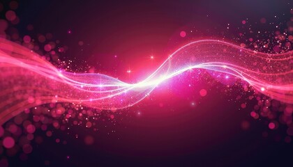 Radiant pink glowing design dark grainy black pink background noise texture dynamic modern poster header cover wallpaper banner backdrop design.