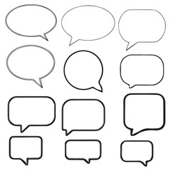 Fototapeta premium Business and icons set collection