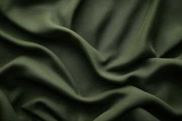 Obraz premium Dark green matt suede fabric velvet texture art digital concept.