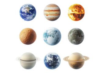 Planets of solar system.