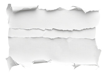Fototapeta premium Ripped white paper.
