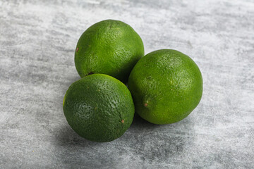 Green sour tropical Lime fruit