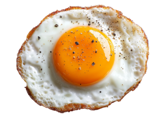 Perfectly fried egg seasoned with fresh spices, ready to elevate breakfast or brunch flavors at any time of day