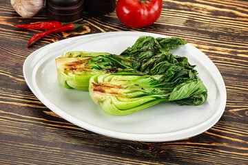 Asian grilled Pak Choy salad