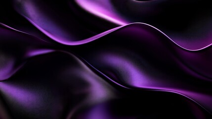 Obraz premium Abstract Purple Silk Waves: A Luxurious and Elegant Design