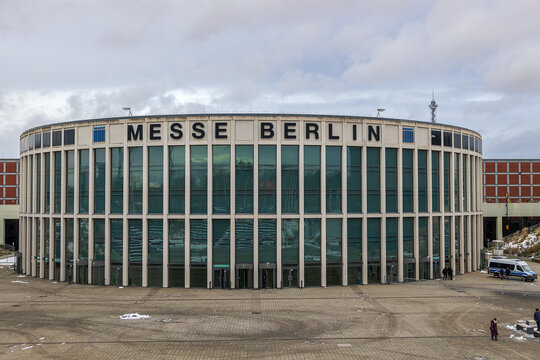 Die Messe Berlin ist ein ikonisches Messegel&auml;nde in Berlin, Deutschland. 